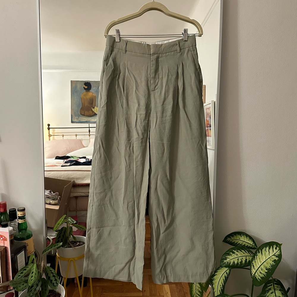 Mango wide-leg trousers